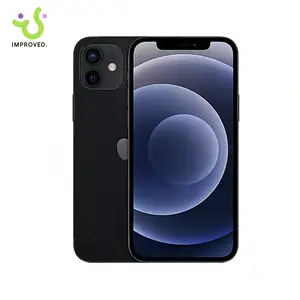 Refurbished iPhone 12 64GB Black (Unlocked) - Excellent condition, 6.1″ display, supports any carriers, like-new performance, 1-Year Warranty by JunQ Trading