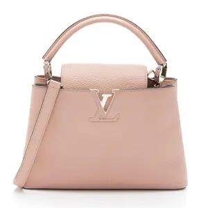 Pre-owned Louis Vuitton Leather Shoulder Bags Taurillon Capucines PM Bag