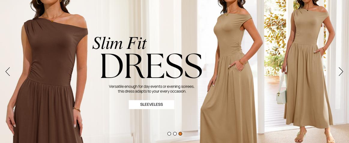 ZESICA Women's Summer 2025 Sleeveless Maxi Dress One Shoulder Casual Slim Swing Pleated Formal Dresses with Pockets ZESICA Women's Summer 2025 Sleeveless Maxi Dress One Shoulder Casual Slim Swing Pleated Formal Dresses with Pockets