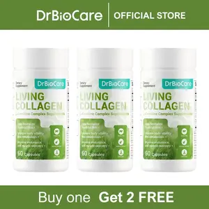 【B1G2 FREE 】DrBioCare Living Collagen L-Carnitine Complex Supplement, Non-GMO, Grass Fed Bovine Collagen Peptides, Bovine colostrum, Cinnamon extract, Mulberry leaf extract