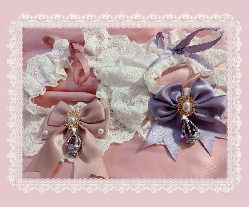 Magical Girl Puella Magi Madoka Magica Madoka Homura soul gem Kawaii Frilly Pastel Lolita Lace Anime Manga choker