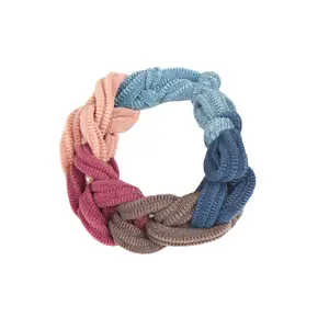 Soft and colorful hair ties perfect for tying ponytails.