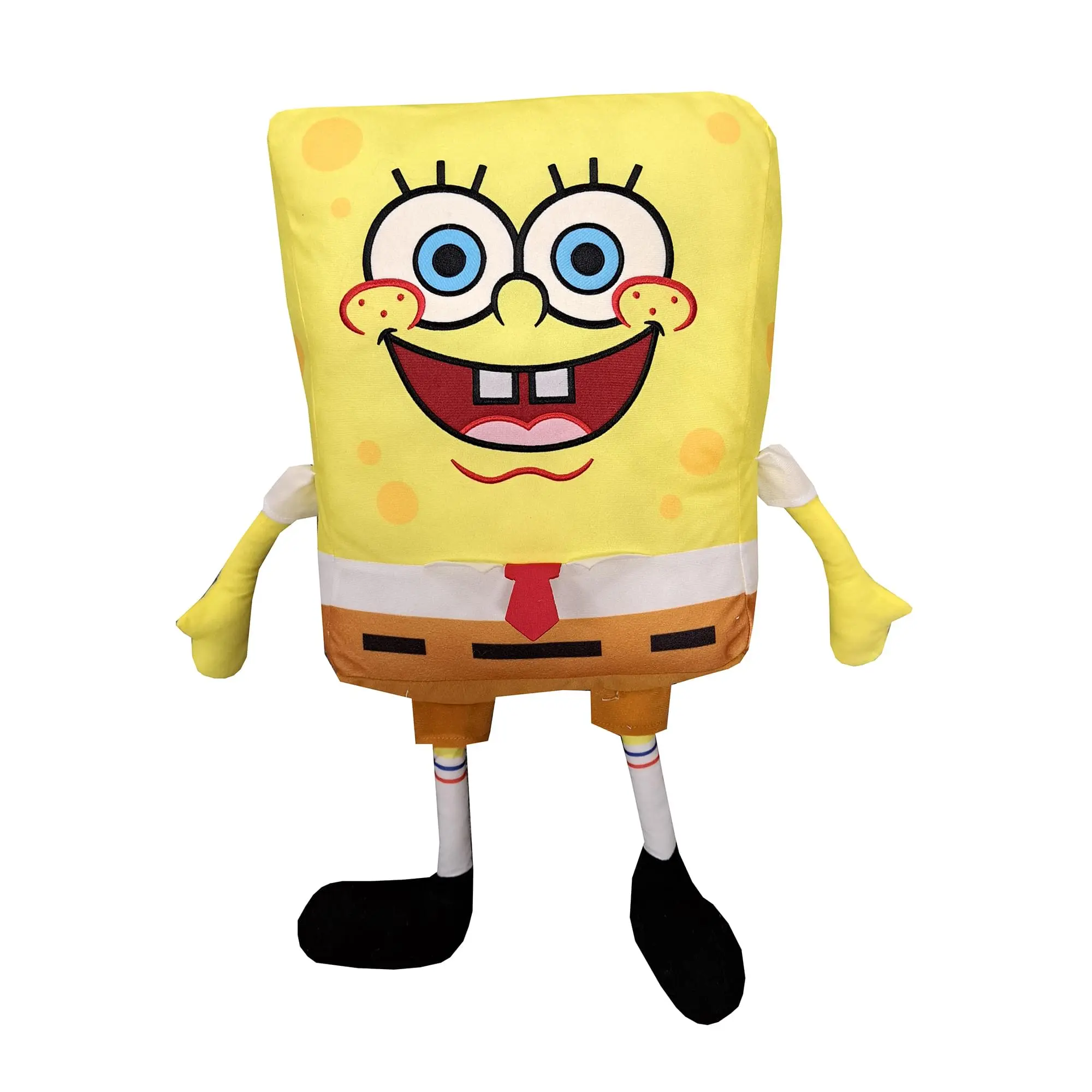 SpongeBob SquarePants 22-in Open Mouth Stuffed Toy, Cuddly Doll Gift, Funny Stuffed Animals, Soft Furry Collectibles, Soft Huggable Present