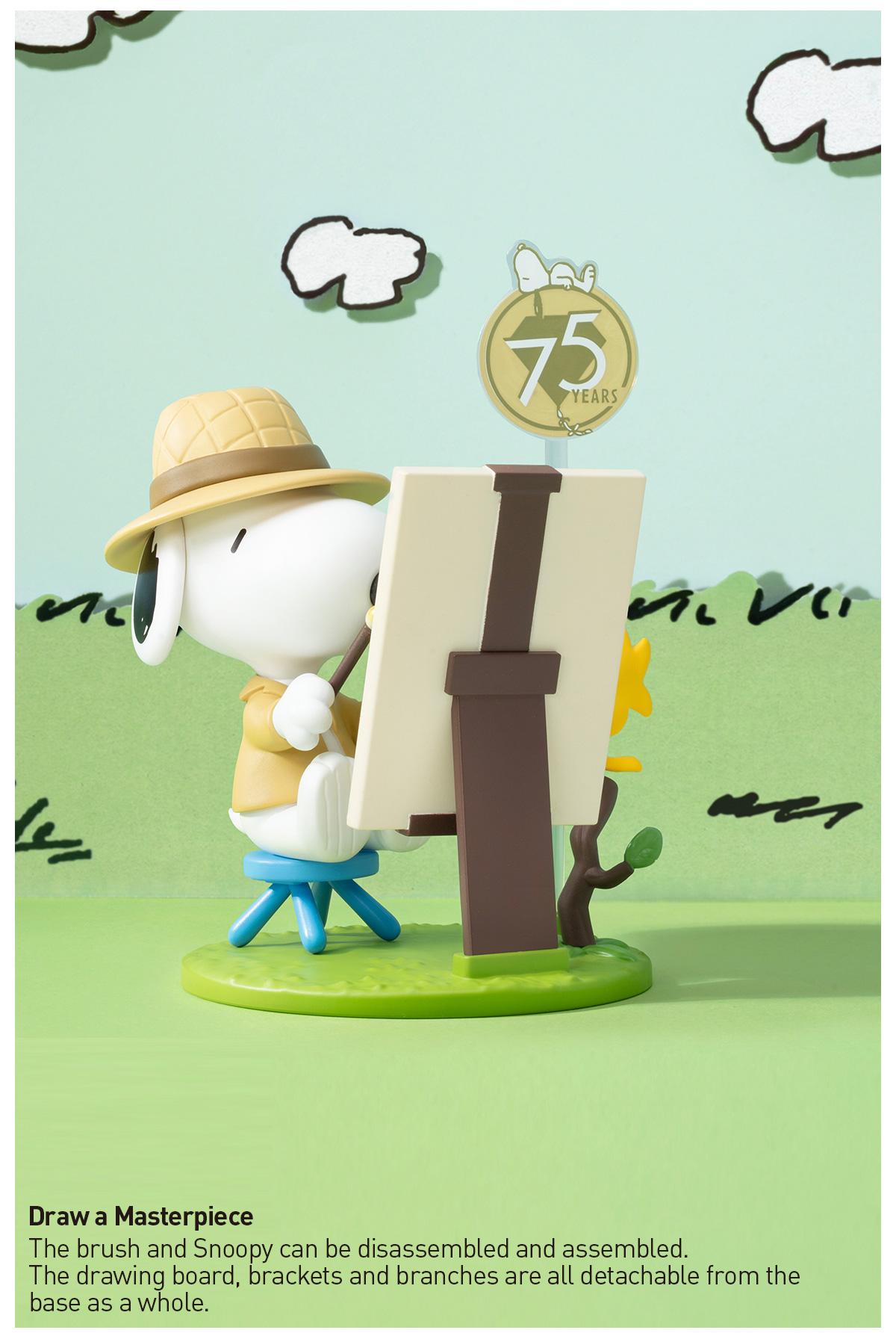 POP MART Peanuts 75th Anniversary | Snoopy Comic Life Series Figures