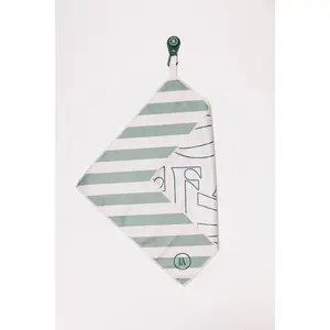 Golf Towel - Sea Stripes/Scattered