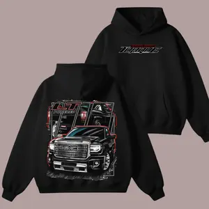 Project Torque GMC Hoodie, Truck Graphic Pullover for Pickup Fans, LLT Powered Street Style Sweatshirt for Gearheads graphic  hoodies hoodies  men