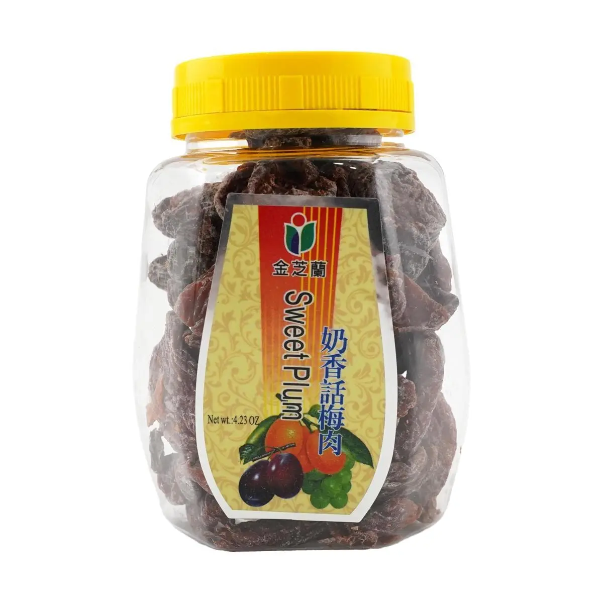 JINZHILAN Dried Plum Snacks, Sweet & Sour Preserved Plums, Seedless, 138g