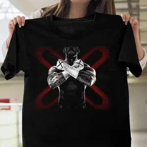 CM Punk Style Black Graphic T-Shirt – Pro Wrestling Fan Tee