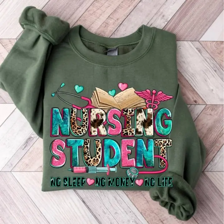 Nursing Student Sweatshirt, Future Nurse Sweatshirt, Nursing School , Future RN, Nurse in Progress Sweatshirt
