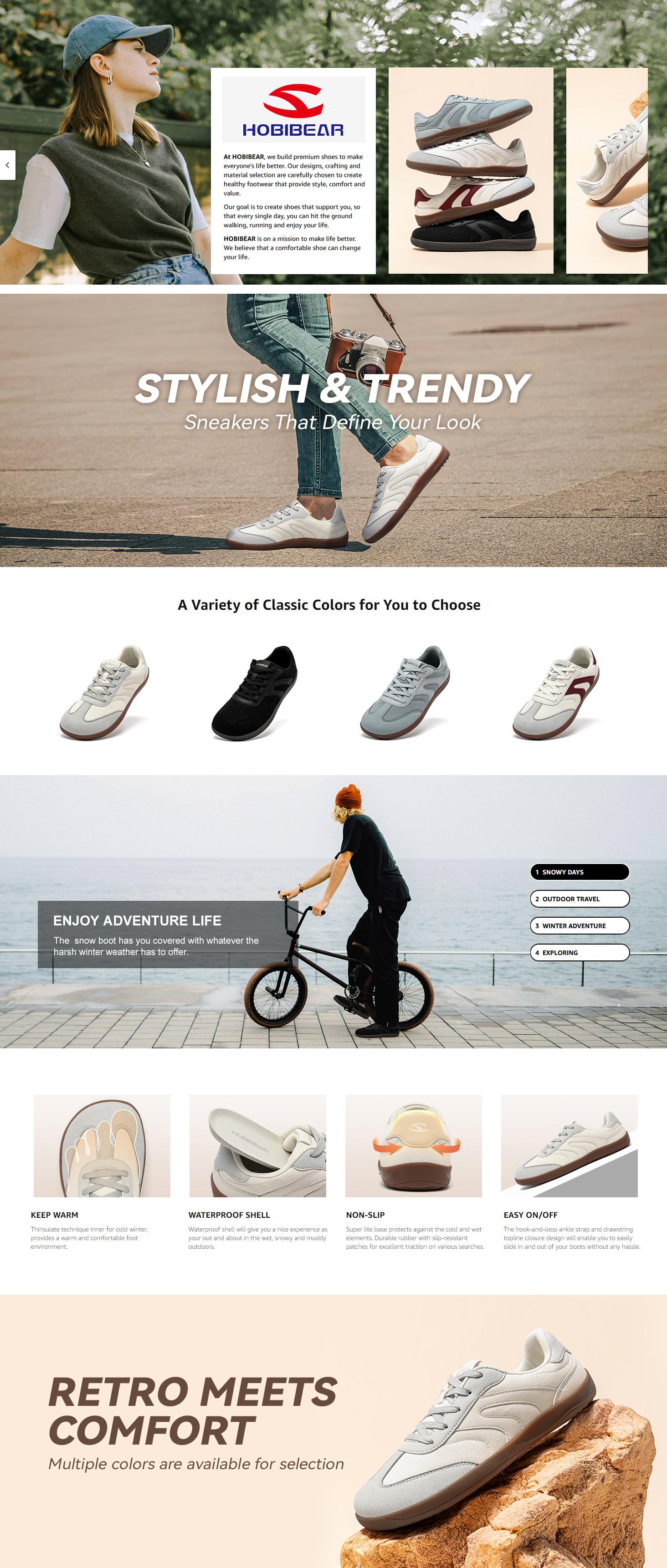 HOBIBEAR men's shoes wide-headed shoes spring and autumn lightweight soft-soled casual shoes, spacious and non-squeezing sneakers HOBIBEAR men's shoes wide-headed shoes spring and autumn lightweight soft-soled casual shoes, spacious and non-squeezing sneakers