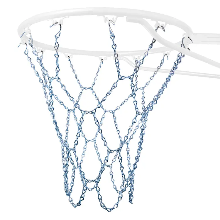 Cannon Sports Heavy Duty Chain Basketball Net – Rust Proof, All Weather Metal Net Replacement - Official Standard 12-Loop Metal Net for Indoor/Outdoor Basketball Rims