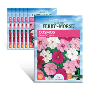 Ferry-Morse Online Edition Cosmos Dwarf Cutesy Mixed Colors Seed Multipack - 7 Pack