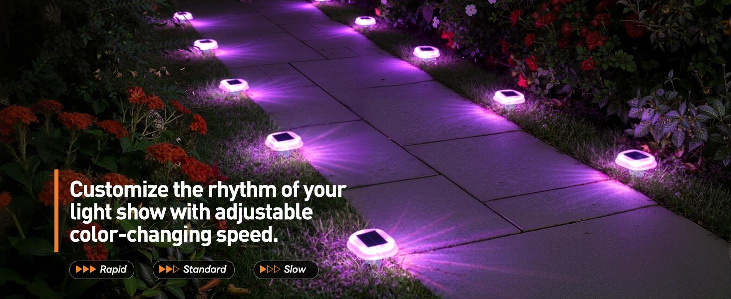 FabStyl Durable Aluminum Solar Driveway Deck Dock Light, 9 RGB Lighting Colors Modes, Ourdoor Waterproof Decorative Light Lamp for Ground, Pathway, Boat Dock, Step, Walkway, Path, Garden, Lane, Yard, Patio FabStyl Durable Aluminum Solar Driveway Deck Dock Light, 9 RGB Lighting Colors Modes, Ourdoor Waterproof Decorative Light Lamp for Ground, Pathway, Boat Dock, Step, Walkway, Path, Garden, Lane, Yard, Patio