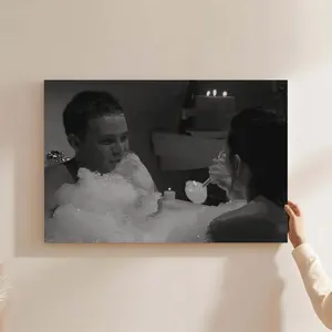 Friends Tv Show Poster, Friends Funny Bathroom Funny Bathroom Wall Art Black And White Toilet Print Restroom Decor