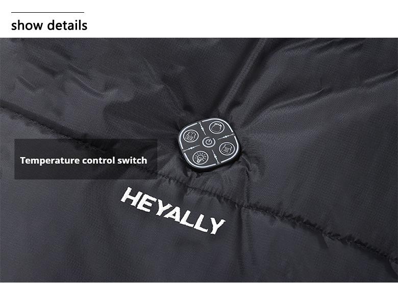 HEYALLY 2025 Unisex Heated Vest - Three-Level Temp Control, Heating Sheets, Ideal for Winter Sports, Skiing, Hunting, Daily Commute, Valentine's Day, Father's Day, Christmas Gift - Lightweight Heated Vest (S-3XL,Battery Not Included)