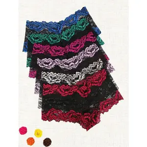 Floral lace underwear, see through underwear, women's sexy underwear