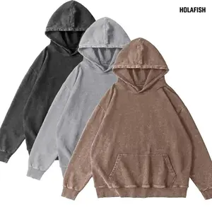 Holafish Oversized Hoodies for Women Men Acid Wash Sweatshirt Cute Pullover Fall Winter Long Sleeve Shirts Autumn Casual Long Sleeve Hoodie 1/2 Pack