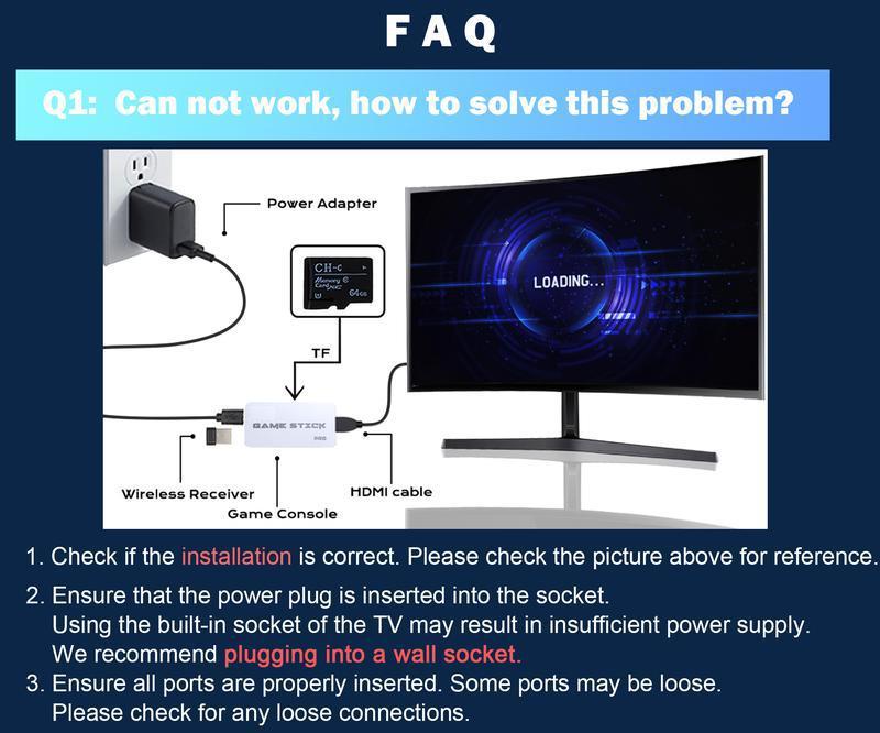 M15 Game Stick Mini TV Handheld Game Console 2.4G Wireless 20000+ Games 128G Storage 30000+ Retro Games HD Output Two-player for PS1
