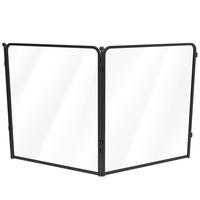 32"H - 2 Acrylic Panels (Black)
