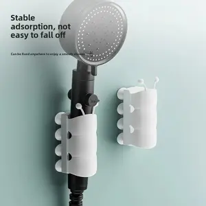 Shower head suction cup, no-drill shower head bracket base, movable universal shower head holder.