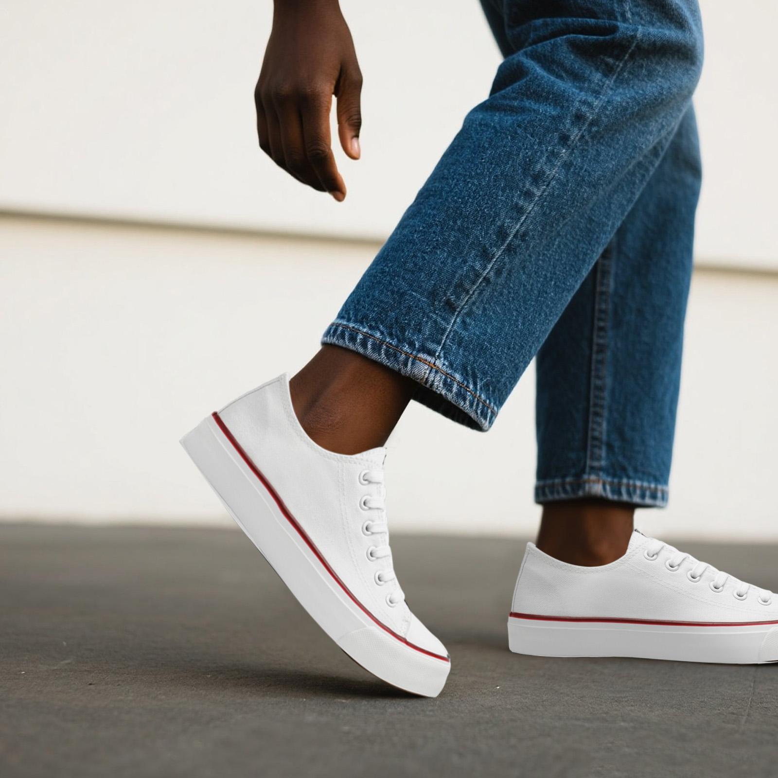 Rosyclo Women's Low-Top Breathable Canvas Shoes, Fashion Comfort Sneakers for Women, Anti-Slip Sole & Classic Design,Lightweight Casual Sneakers for Work, Campus, or Weekend Outfits Athletic Trainers Footwear Trendy Fashionable Running Shoes