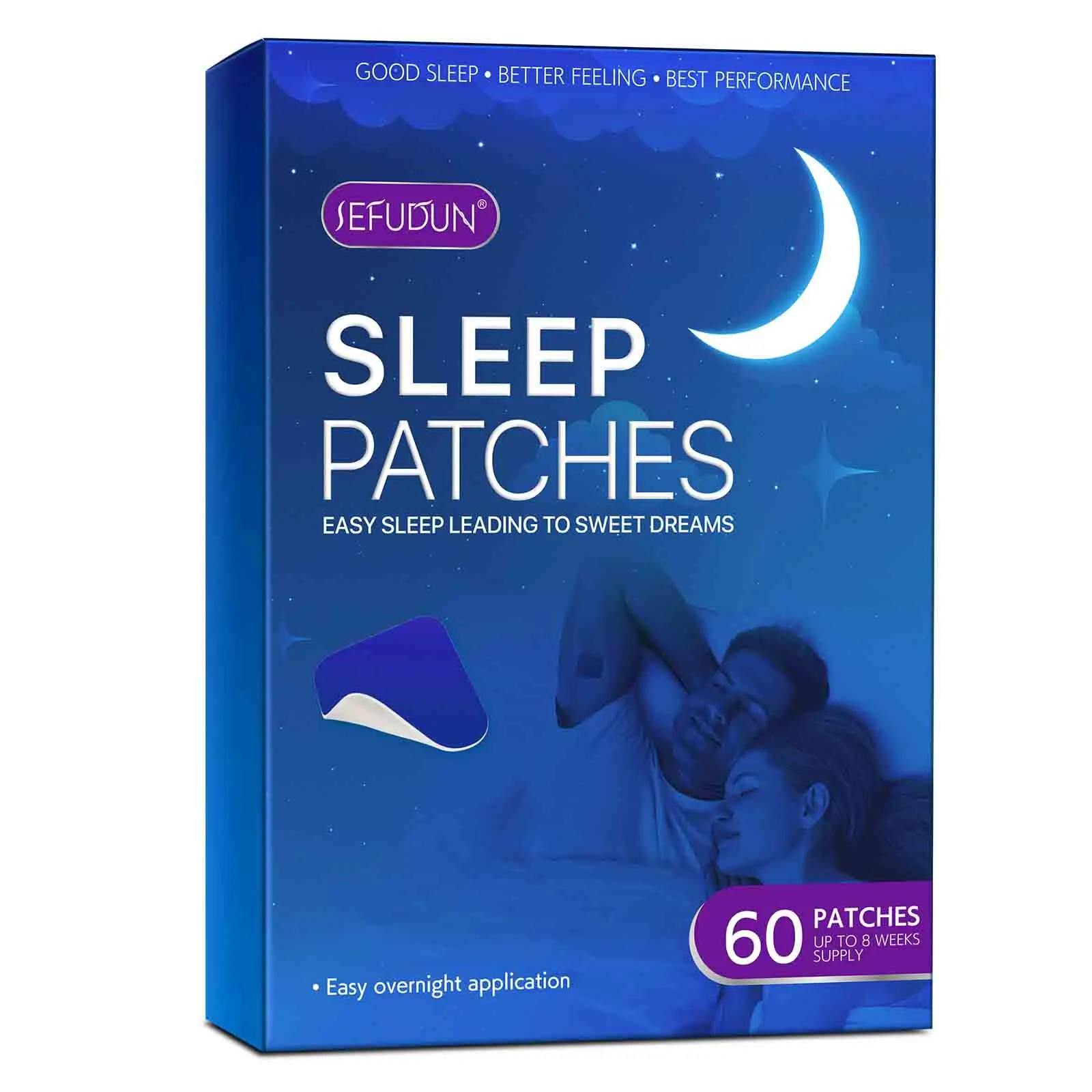 SEFUDUN Sleep Patch - 60pcs/Box, Portable Tap-On Healthcare Wellness Supplement, Aids Relaxation for Better Sleep Quality at Home, Muscle tiktokshopbacktoschool