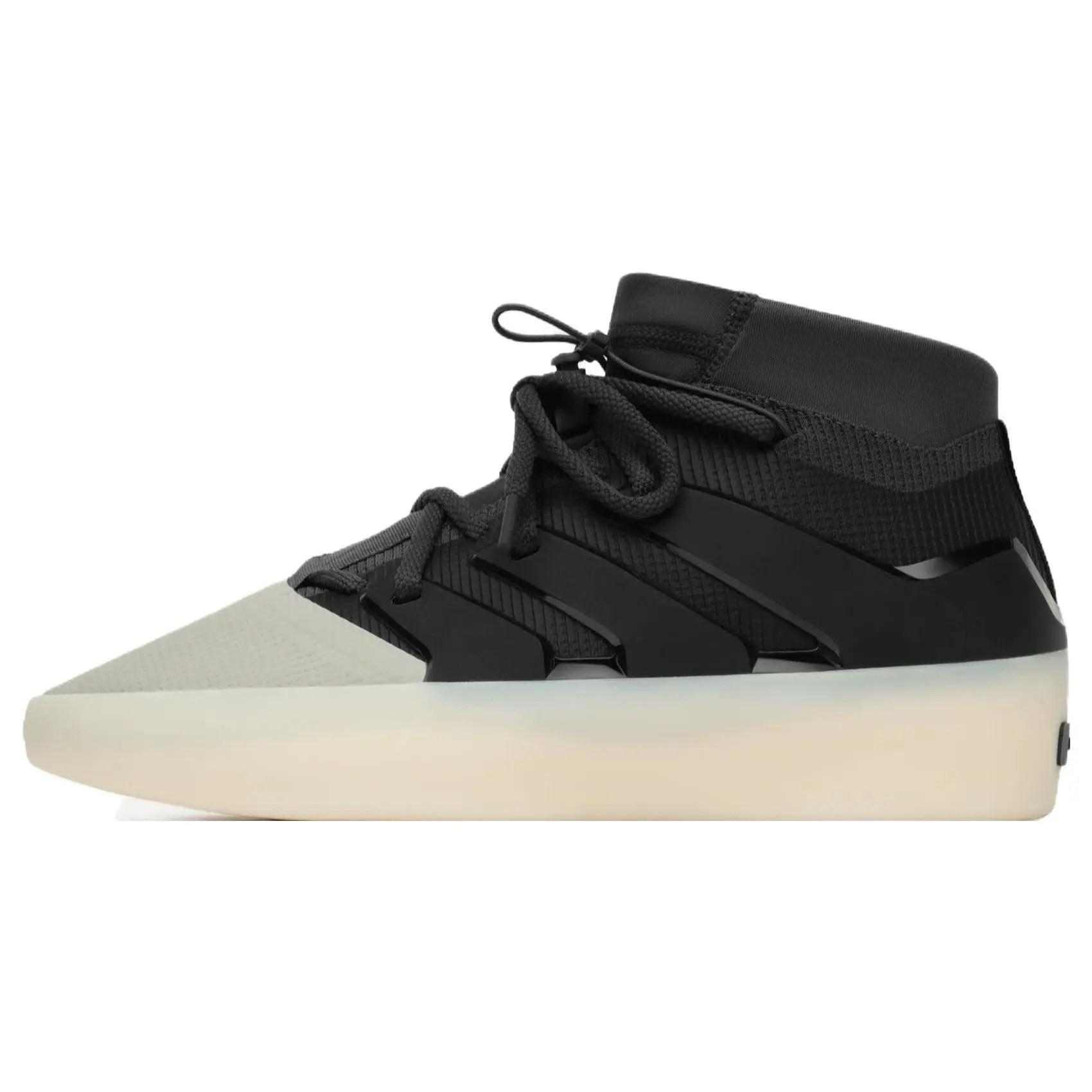 Fear of God Athletics x adidas Male Basketball Sports Shoes, 'Carbon Sesame' Hoops Shoes with Lightweight Street Style Design, Modern