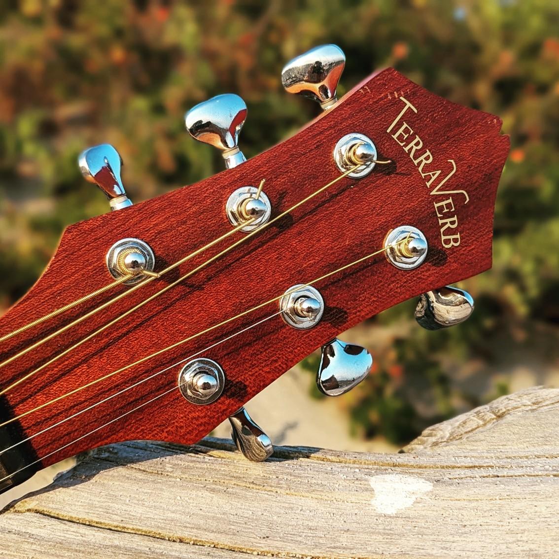 TerraVerb TV1 Smart Guitar With HyVibe Preamp LTD Acoustic-Electric Guitar And Gig Bag