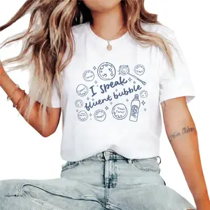 Speech Language Pathologist Shirt – Cute I Speak Fluent Bubble Graphic