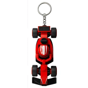 F1-Style Brick Race Car Keychain Mount Adapter