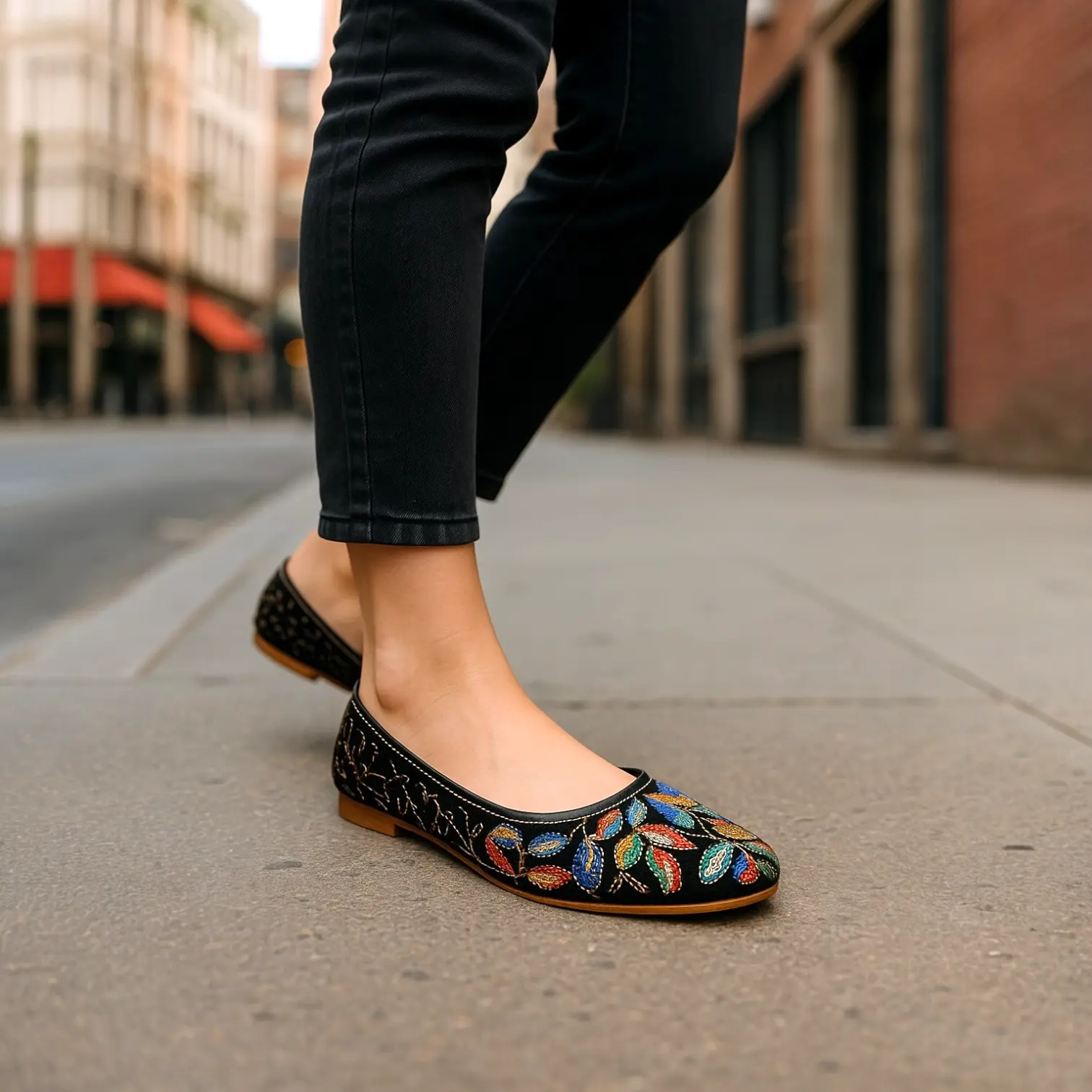 Mehka Juttis embroidered