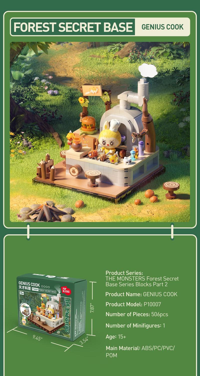 POP MART THE MONSTERS Forest Secret Base Series Blocks Part 2