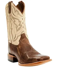 Cody James Men's Bone Western Boot Broad Square Toe - Bcjfa23l2