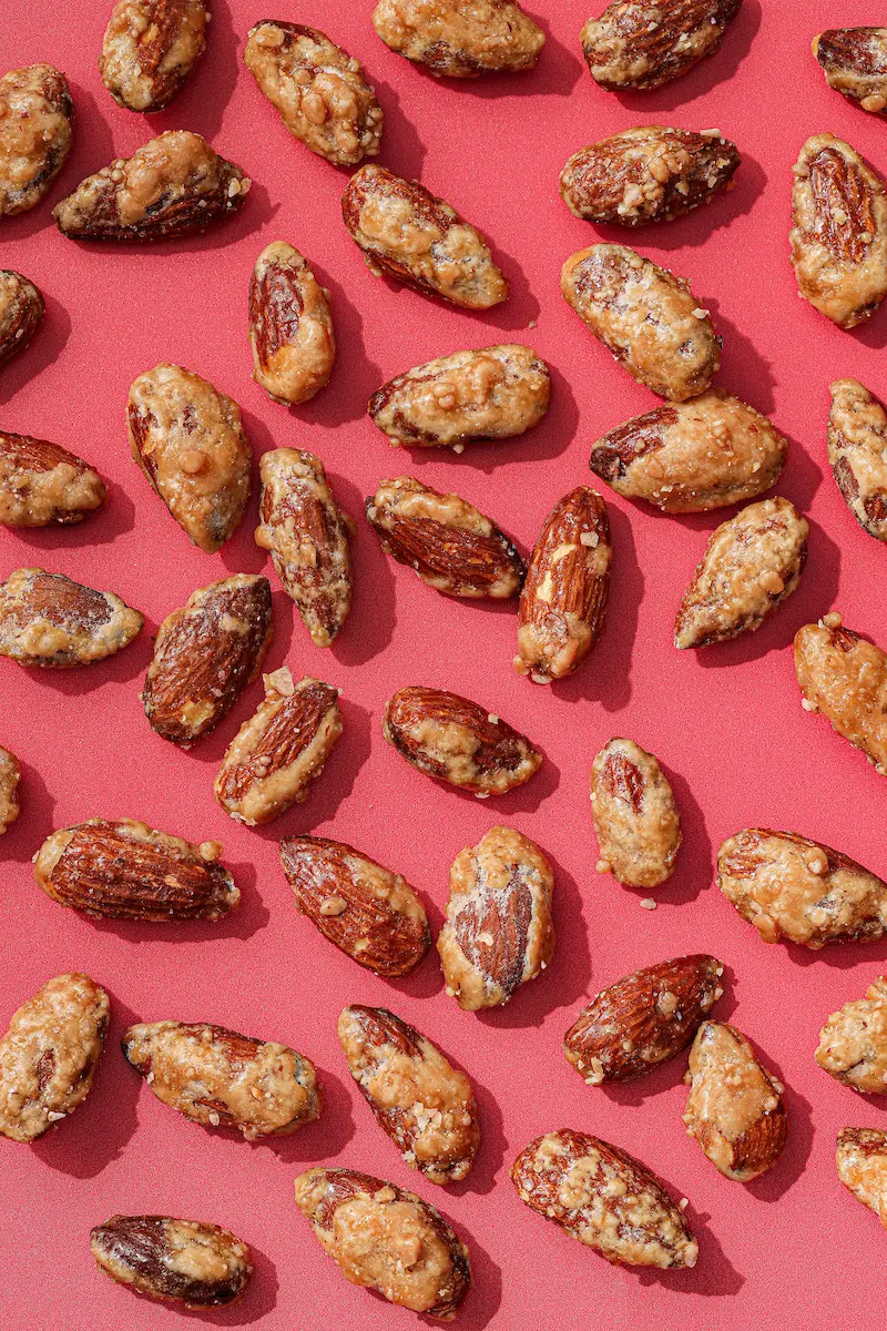 Product Introduction of YAY NUTS Butter Toffee Pecans, Cashews, Almonds & Peanuts – Crunchy, All-Natural, No Preservatives, Made in USA – Guilt-Free Snacking with Real Ingredients - 12 oz each (340g) 13