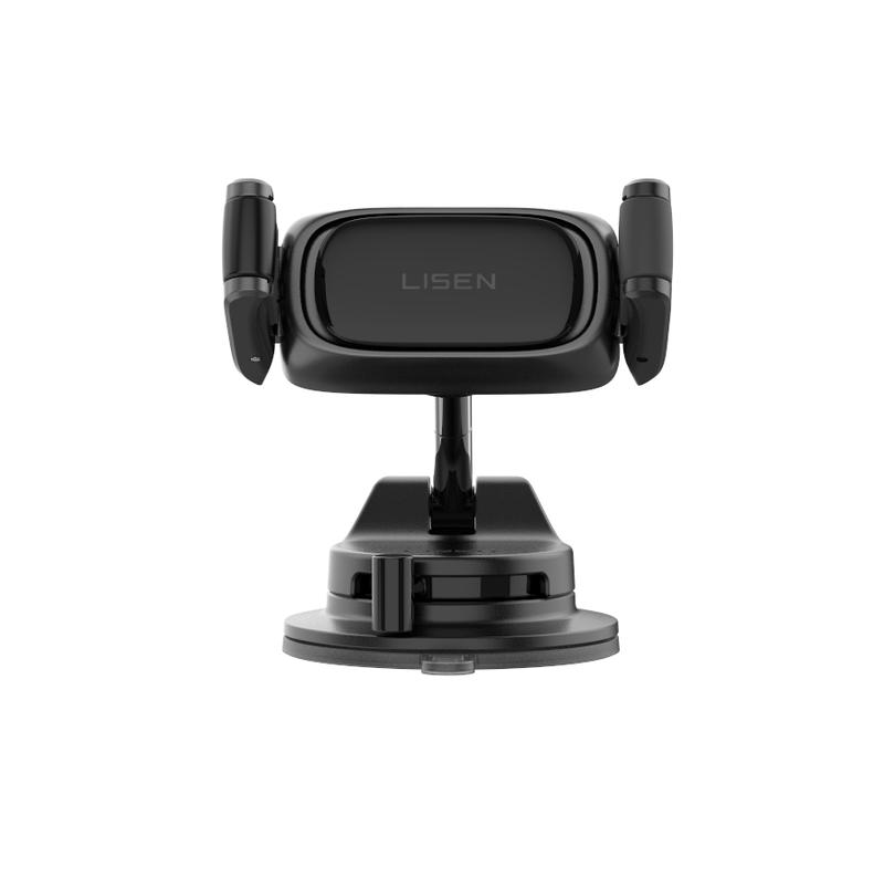 Lisen Maxfit Car Phone Holder Universal  Phone Holder, 360-Degree Rotating Phone Mount (upgraded clip for easy attachment and removal), Suitable For 4-7 inch Smartphones Such as iPhone, Samsung, Google, and Nokia