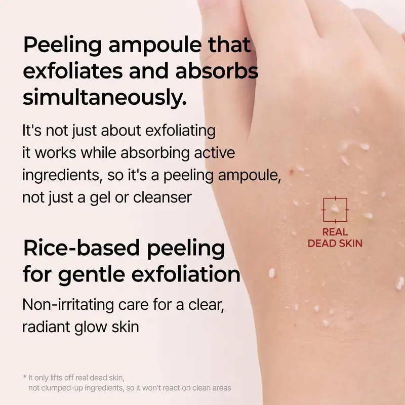 Product Introduction of [Dr.Melaxin Official] Peel Shot Glow Rice Ampoule Duo - Serums for Brightening, Exfoliating, and Moisturizing - Suitable for All Skin Types 10