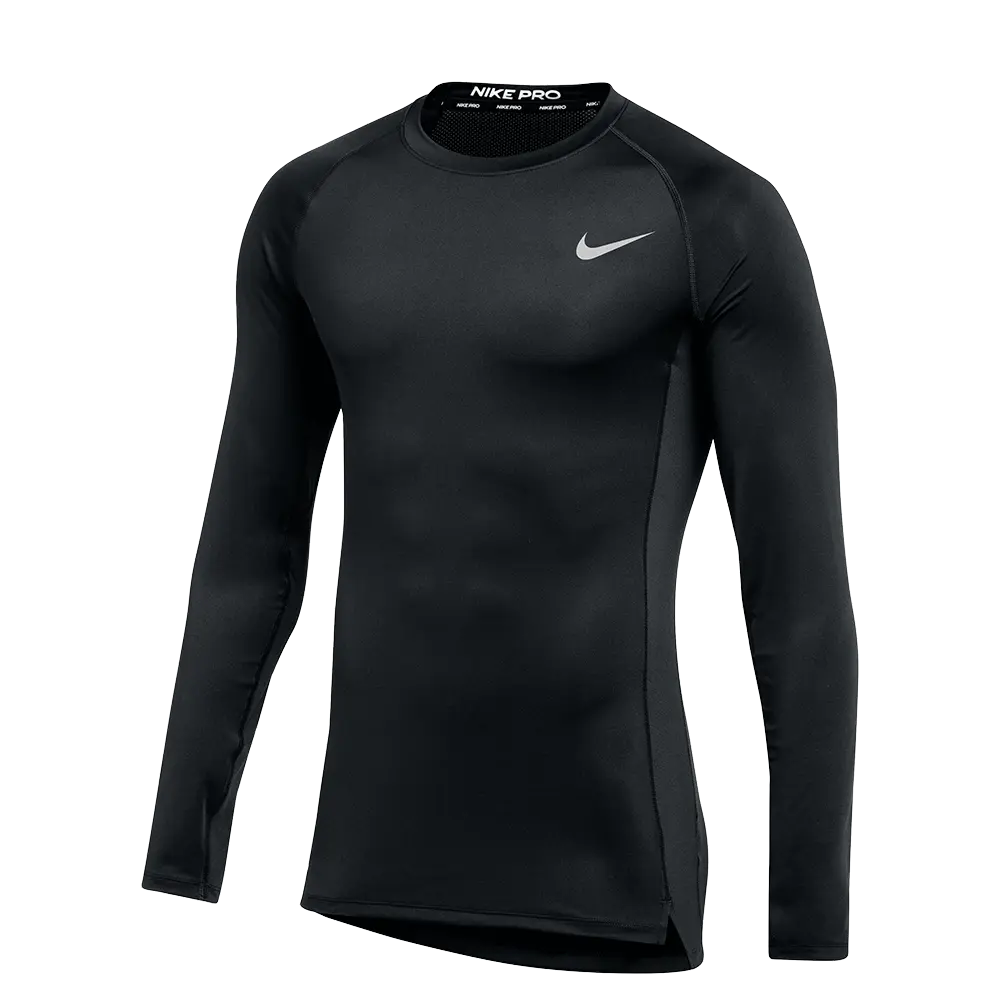 NIKE Pro Men's Dri-FIT Fitted Long Sleeve Training Top, Sweat-Wicking Compression Sports Base Layer for Fitness, Compression Sports Tops, Fitted Sportswear