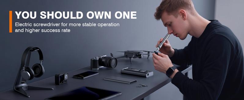 JOREST Mini Electric Screwdriver, Precision Set with 38-in-1 Magnetic Bits, 5 Torque Settings, LED Light, Repair Tool Kit for iPhones, Laptop, Drone, Game Console, Camera, Glasses, Watches, Toys JOREST Mini Electric Screwdriver, Precision Set with 38-in-1 Magnetic Bits, 5 Torque Settings, LED Light, Repair Tool Kit for iPhones, Laptop, Drone, Game Console, Camera, Glasses, Watches, Toys