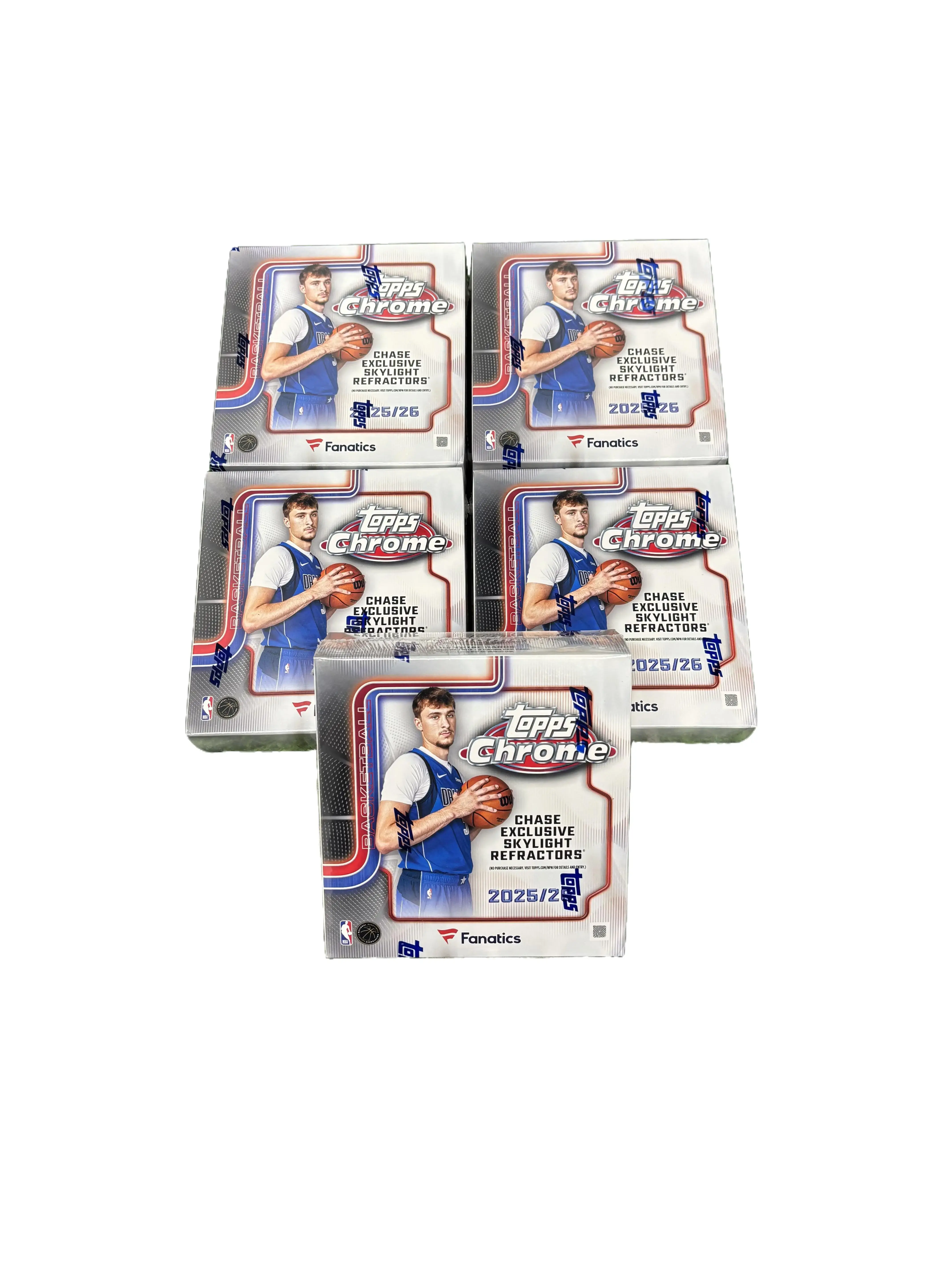 Break #861 - (5) 2025 TOPPS CHROME BASKETBALL FANATICS EXCLUSIVE MEGA BOX BREAK **CHASE SKYLIGHT REFRACTORS**