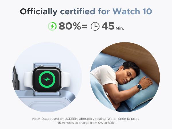 UGREEN 25W Qi2 Certified 3-in-1 Magflow Wireless Charging Stand, Magsafe Fast Wireless Charger for iPhone 17/16/15/14/13/12, AirPods and Apple Watch, Desk Stand with Adjustable Angle,（No battery）TikTokShopBlackFriday ,Tiktokshopstockup