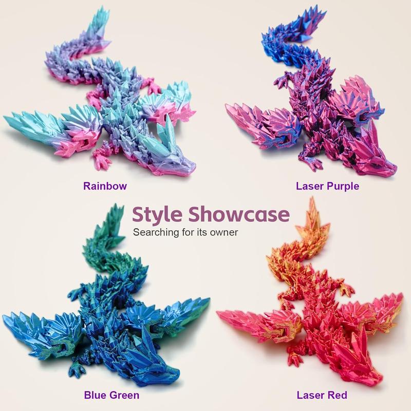 3D Printed Dragon Egg-Friendly PLA Surprise Flying Dragon Inside Valentine's Day Gift Party Favors Posable Fun