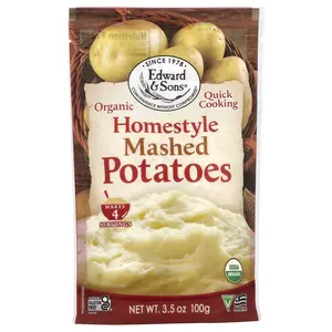 Edward & Sons Organic Mashed Potatoes, Homestyle, 3.5 oz (100 g)