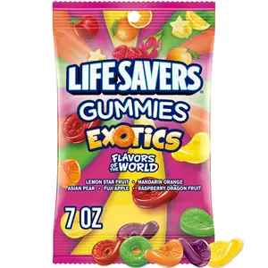 LIFE SAVERS Exotics Gummy Candy, 7 oz Bag LIFE SAVERS Exotics Gummy Candy, 7 oz Bag