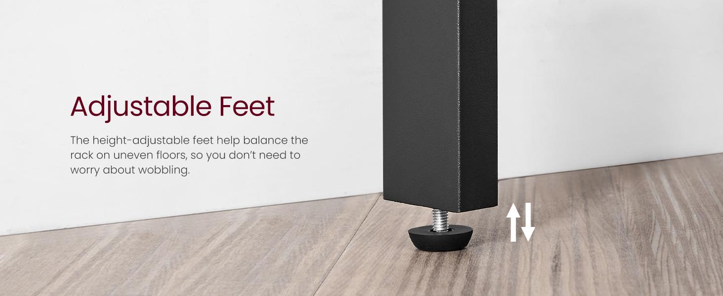 SONGMICS Ladder Shelf, 4-Tier Bookshelf, Storage Rack, Bookcase with Steel Frame, Industrial Style