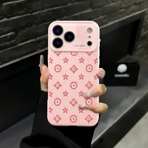 Vintage Print Dopamine Phone Case - Soft-Touch, Shockproof with Full Camera Design for iPhone 17, 16, 15, 14, 13, 12 Series - Retro, Colorful & Protective.