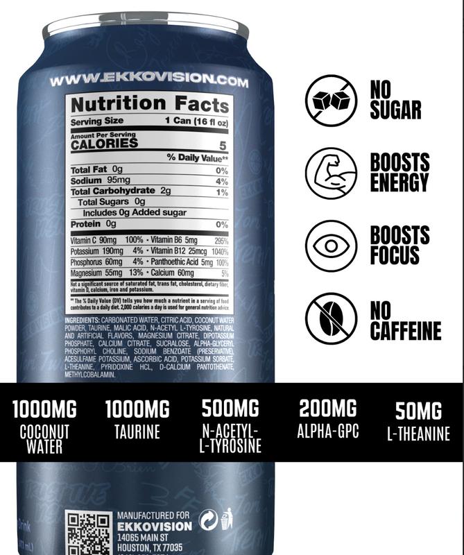 EKKO Energy Drink | Performance Hydration | 3rd Party Tested