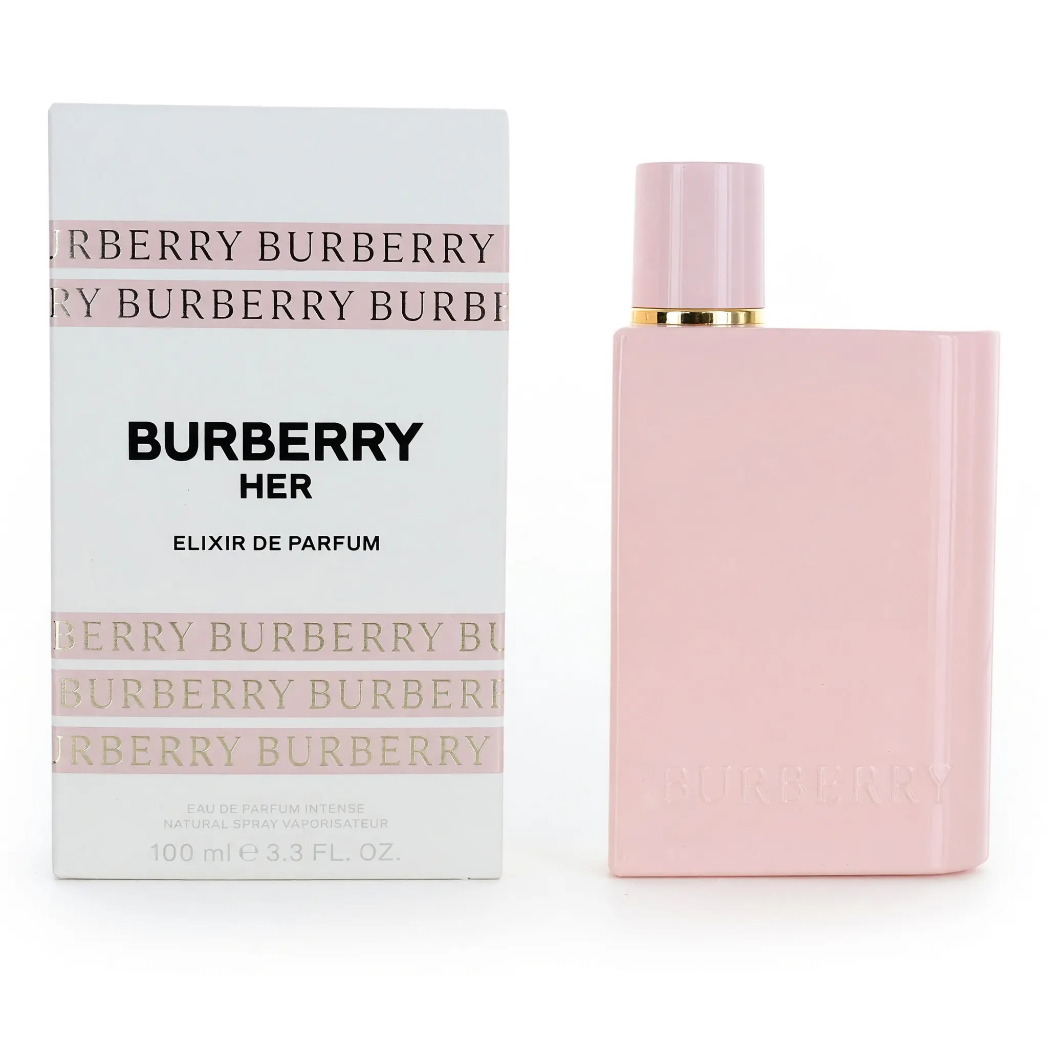 BURBERRY Her Elixir de Parfum Intense, Perfume for Women with Jasmine, Strawberry & Vanilla Notes, 3.3 fl oz Spray Bottle, 3 To 3.9 Fl Oz, Aerosol, Vanilla Base, Edp