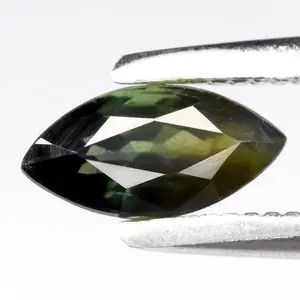 0.51ct ETW Green Sapphire – Marquise Cut
