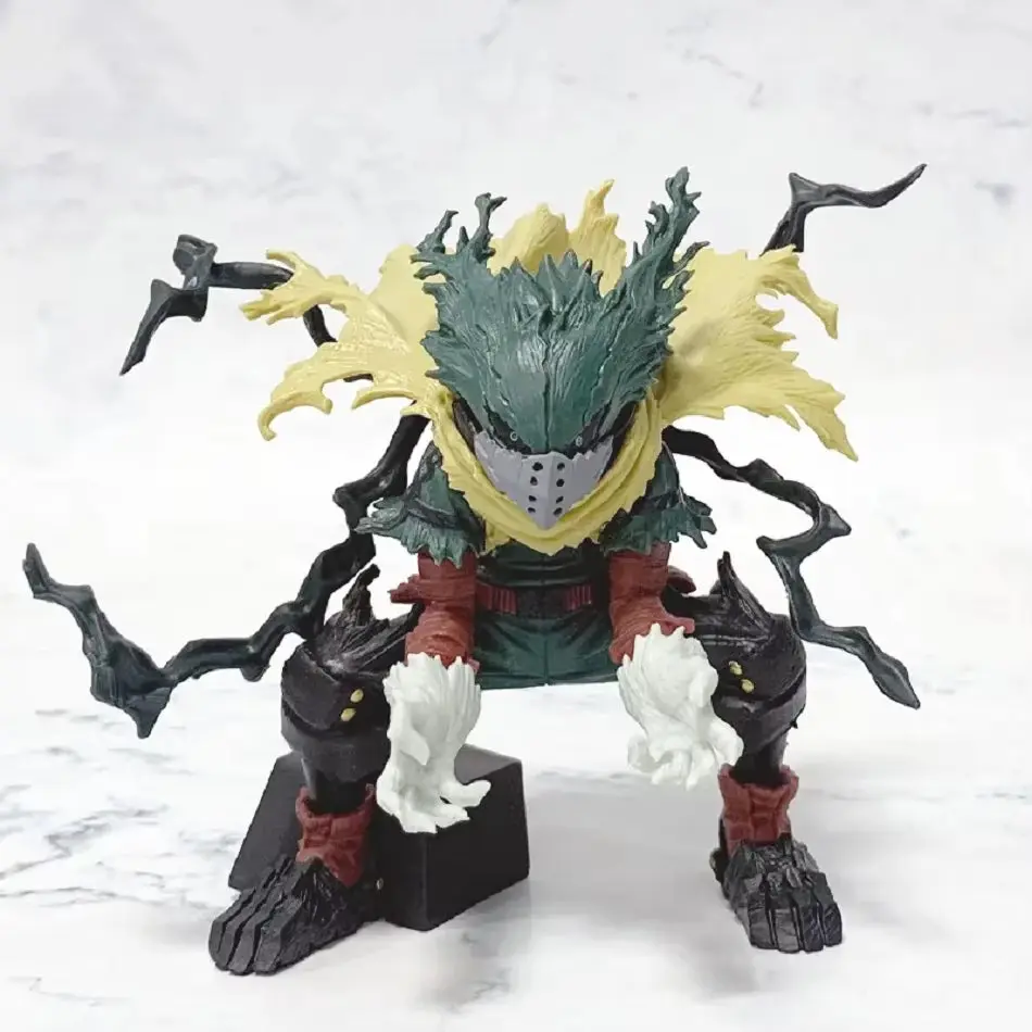 My Hero Academia Izuku Midoriya Deku The Amazing Heroes Figure Dark Hero Costume Crouching Pose Anime PVC Figure Collectible Figurine Display