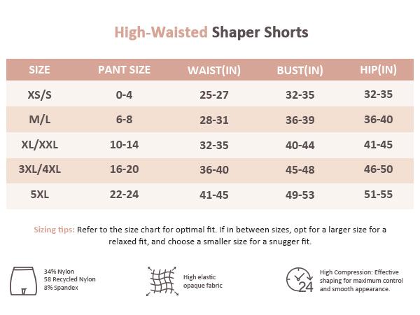 FeelinGirl  Tummy Control Shapewear Shorts Shaper for Women High-Waisted Thigh Fashion Comfort Womenswear Nylon Leg Fit